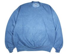 画像1: Used Jerzees Blank Sweat Shirt Over Dye Indigo made in USA (1)