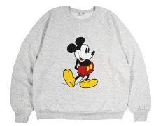 画像1: Used Disney Raglan Sleeve Print Sweat Shirt made in USA (1)