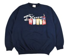 画像1: Used Disney Print Sweat Shirt (1)