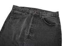 画像2: 90' Used Levi's 501 Denim Pants Black made in USA リーバイス (2)