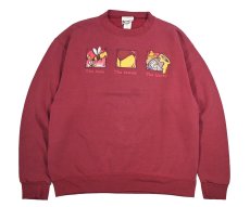 画像1: Used Disney Print Sweat Shirt made in USA (1)