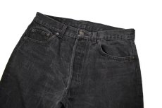 画像2: 93' Used Levi's 501 Denim Pants Black made in USA リーバイス (2)