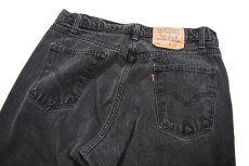 画像4: 97' Used Levi's 550 Denim Pants Black リーバイス (4)