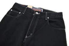 画像3: Deadstock Levi's 569 Denim Pants Over Dye Black リーバイス (3)