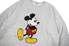 画像2: Used Disney Raglan Sleeve Print Sweat Shirt made in USA (2)