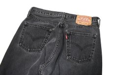 画像4: 99' Used Levi's 501 Denim Pants Black リーバイス (4)