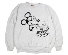 画像1: Used Disney Print Sweat Shirt made in USA (1)