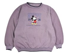 画像1: Used Disney Embroidered Sweat Shirt (1)