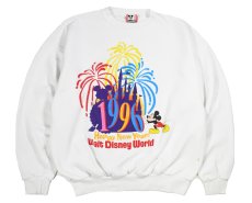 画像1: Used Disney Print Sweat Shirt made in USA (1)