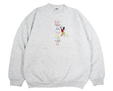 画像1: Used Disney Print Sweat Shirt made in USA (1)