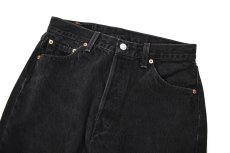 画像2: 96' Used Levi's 501 Denim Pants Black made in USA リーバイス (2)