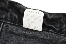 画像7: 97' Used Levi's 550 Denim Pants Black リーバイス (7)