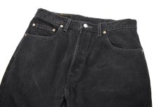 画像2: 00' Used Levi's 505 Denim Pants Black made in Canada リーバイス (2)