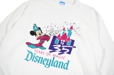 画像2: Used Disney Raglan Sleeve Print Sweat Shirt made in USA (2)