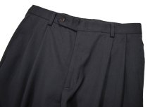 画像2: Used Nautica Pleated Slacks Charcoal (2)