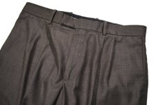 画像2: Used Perry Ellis Portfolio Pleated Slacks Brown (2)