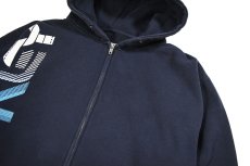 画像2: Used Oakley Zip Sweat Hoodie Navy (2)