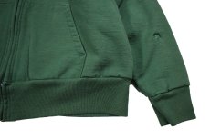 画像3: Used Camber Zip Sweat Hoodie Green "South Brunswick Board of Education" made in USA (3)