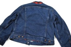 画像9: 80's Used Levi's 70411 Flannel Lined Denim Trucker Jacket made in USA (9)