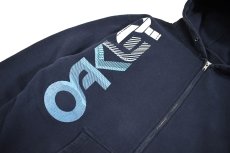 画像4: Used Oakley Zip Sweat Hoodie Navy (4)