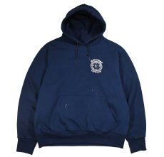 画像1: Used Camber Sweat Hoodie Navy "Town of Huntington, NY" made in USA (1)