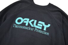 画像2: Used Oakley Raglan Sleeve Print Sweat Shirt(Tultex Body) (2)