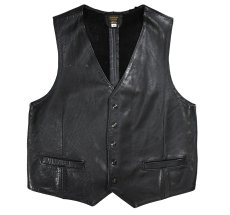 画像1: Used Champlain Leather Leather Vest made in USA (1)