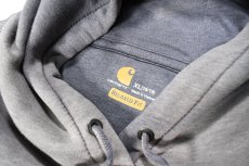 画像4: Used Carhartt Pullover Sweat Hoodie Fade Navy (4)