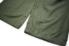 画像3: 60s Used Us Army Cotton Poplin Non Rip Jungle Fatigue Pants Olive (3)