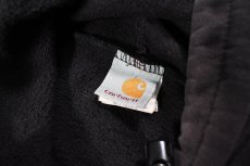 画像6: Used Carhartt Painted Pullover Sweat Hoodie Fade Black (6)