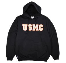 画像1: Used Us Marine Corps Sweat Hoodie made in USA (1)