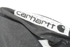 画像5: Used Carhartt Painted Pullover Sweat Hoodie Charcoal (5)