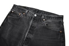 画像2: 96' Used Levi's 501 Denim Pants Black made in USA リーバイス (2)