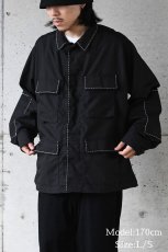 画像6: Propper Hand Stitched BDU Coat Black (6)