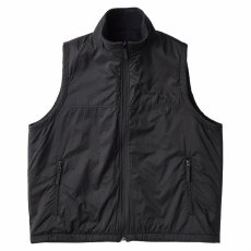 画像2: Porter Classic Liner Nylon Fleece Zip Up Vest (POLARTEC) / Weather MJ Connection Black ポータークラシック (2)