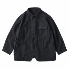 画像1: Porter Classic Moleskin Coverall Jacket Black ポータークラシック (1)