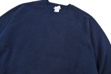 画像2: Used Sturdy Sweats by Lee Raglan Sleeve Blank Sweat Shirt Navy made in USA (2)