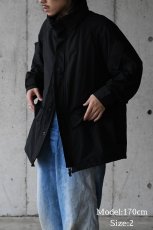 画像2: Porter Classic Weather Military Jacket / Liner Nylon ZU Connection Black ポータークラシック (2)