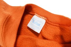 画像4: Used Tultex Raglan Sleeve Blank Sweat Shirt Orange made in USA (4)