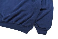 画像3: Used Hanes Raglan Sleeve Blank Sweat Shirt Navy made in USA (3)