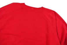 画像2: Used Hanes Raglan Sleeve Blank Sweat Shirt Red made in USA (2)