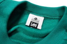 画像4: Deadstock Lee Raglan Sleeve Blank Sweat Shirt Jade made in USA (4)