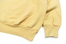 画像3: Used Raglan Sleeve Blank Sweat Shirt Yellow made in USA (3)