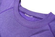 画像4: Used Raglan Sleeve Blank Sweat Shirt Fade Purple (4)