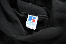 画像4: Used Russell Athletic Blank Sweat Hoodie Black made in USA (4)