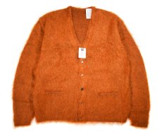 画像1: A.R.P.  Premium Mohair Cardigan W/Pocket Orange (1)