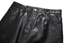 画像2: Used Wilsons Pelle Studio Leather Pants Black (2)