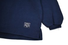 画像3: Used Russell Athletic Quarter Zip Blank Sweat Polo Navy made in USA (3)