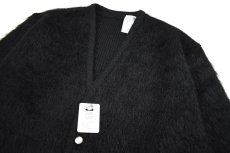 画像2: A.R.P. Shaggy Man™️ Mohair Cardigan W/Pocket Black (2)