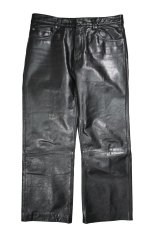 画像1: Used Wilsons Pelle Studio Leather Pants Black (1)